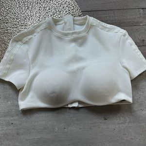 Adidas/ivy park ivory bra crop top